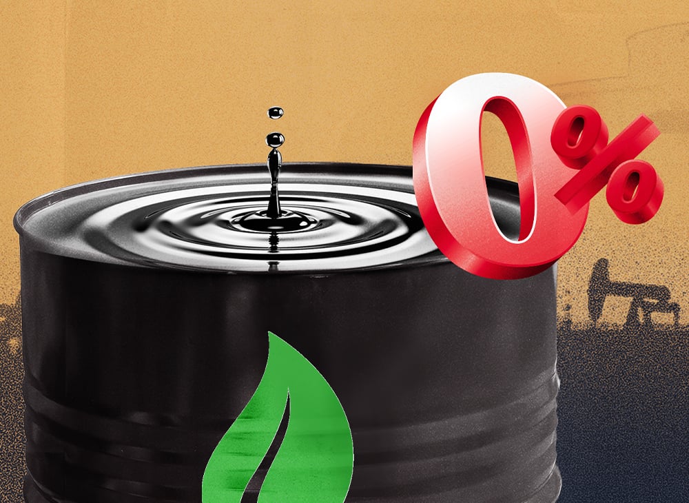 Illustration showing a barrel of oil with 